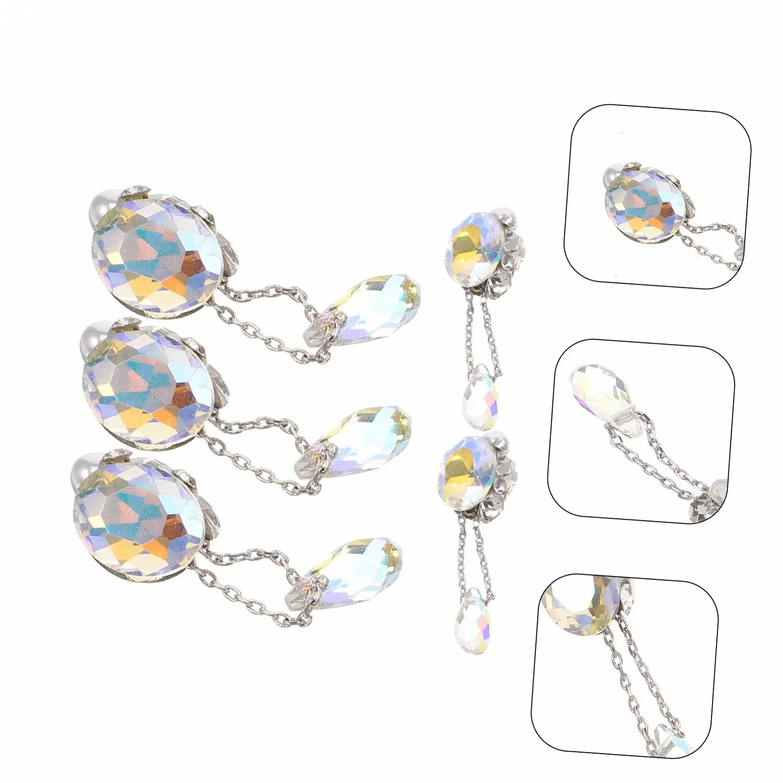 Подвеска для ногтей Healvian 5 шт., бриллиант, камни для ногтей, 3D аксессуары для девушек, стразы, жемчуг, хрусталь, фото №4