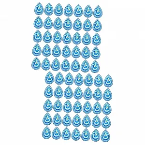 Стразы Формы Водопада VILLCASE 2 шт. Камни с Плоской Спинкой для Свадебных Платьев, Поделок, Одежды и Декора - Фото 1