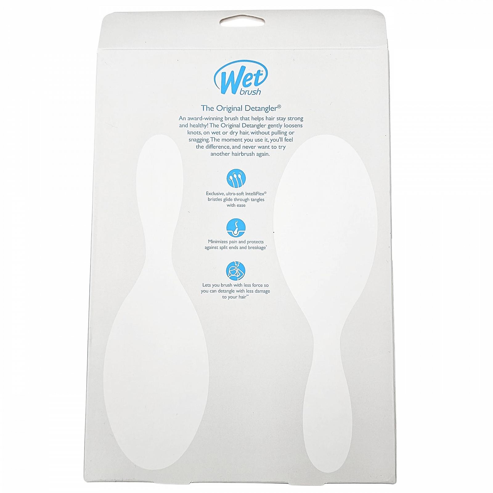 Щітка для волосся Wet Brush Original Detangler Рожевий/фіолетовий, 2 шт, фото №11