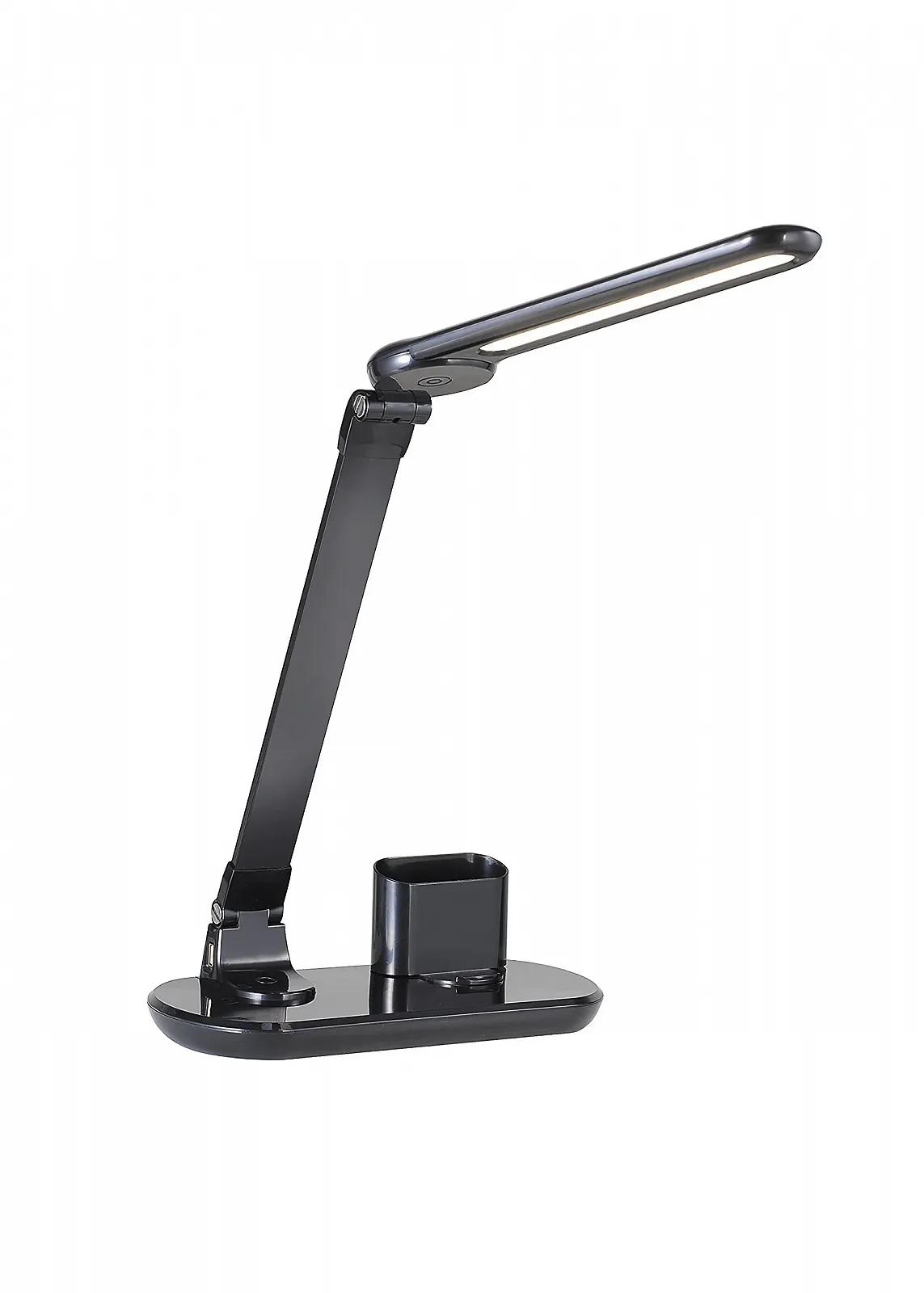 Настільна лампа для кабінету Leuchten Direkt Leon 11532-18 4.8 Вт теплий білий чорна USB, фото №6