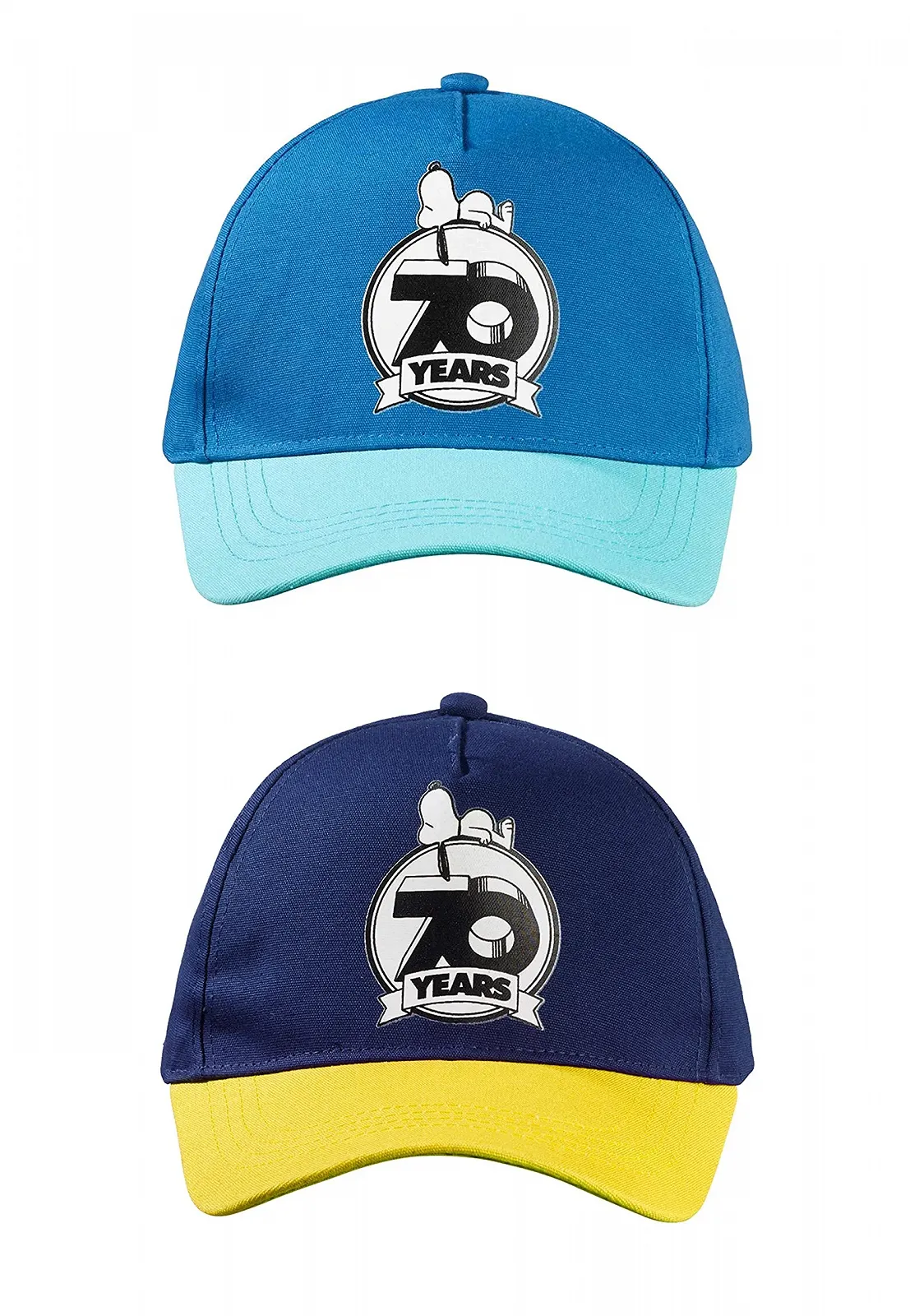 Кепка Peanuts Snoopy 75 Years Peanuts Детская Набор 2 цвета, разноцветный, фото №1