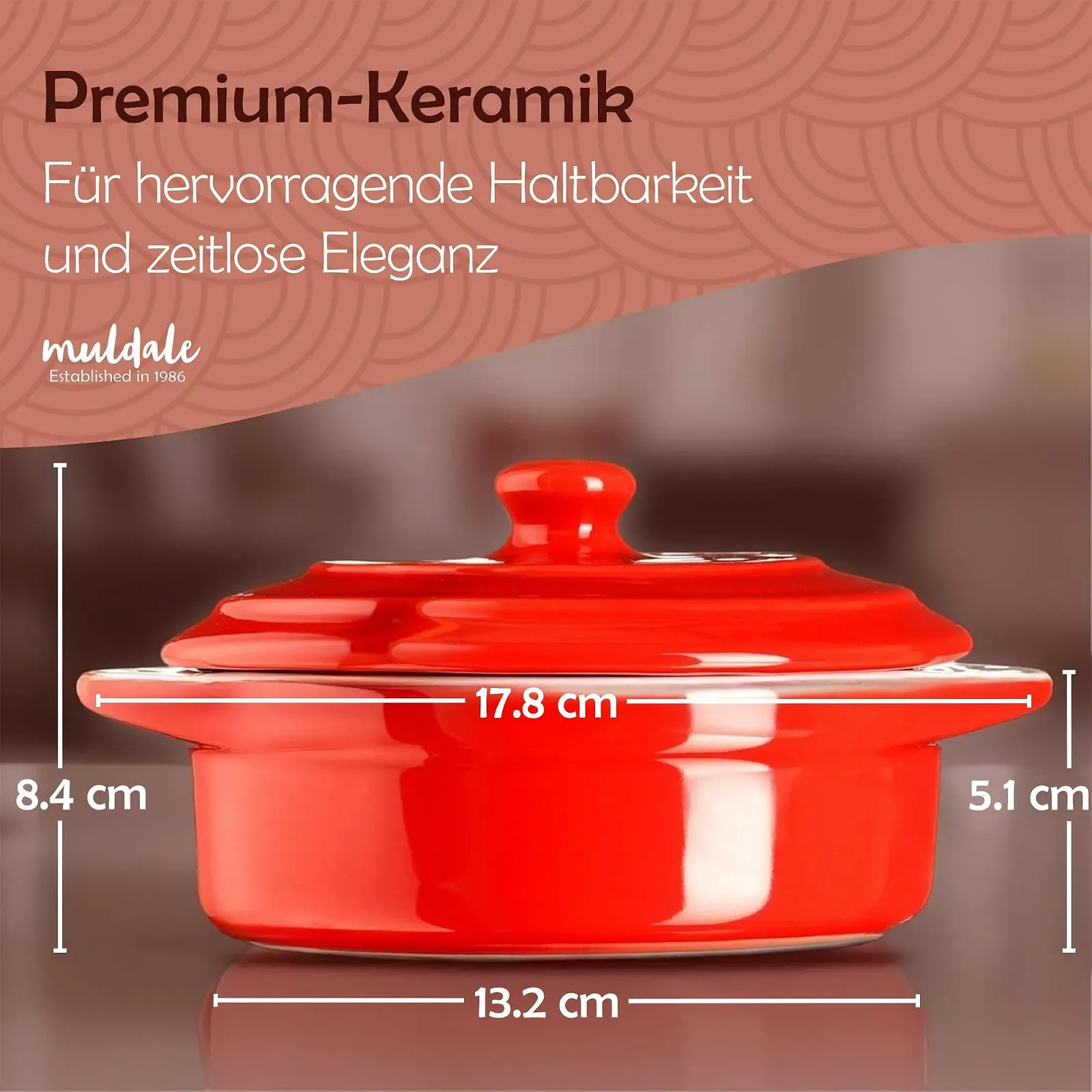 Каструля Muldale Camembert Casserole Dish для сиру камамбер та брі, з кришкою, фото №2