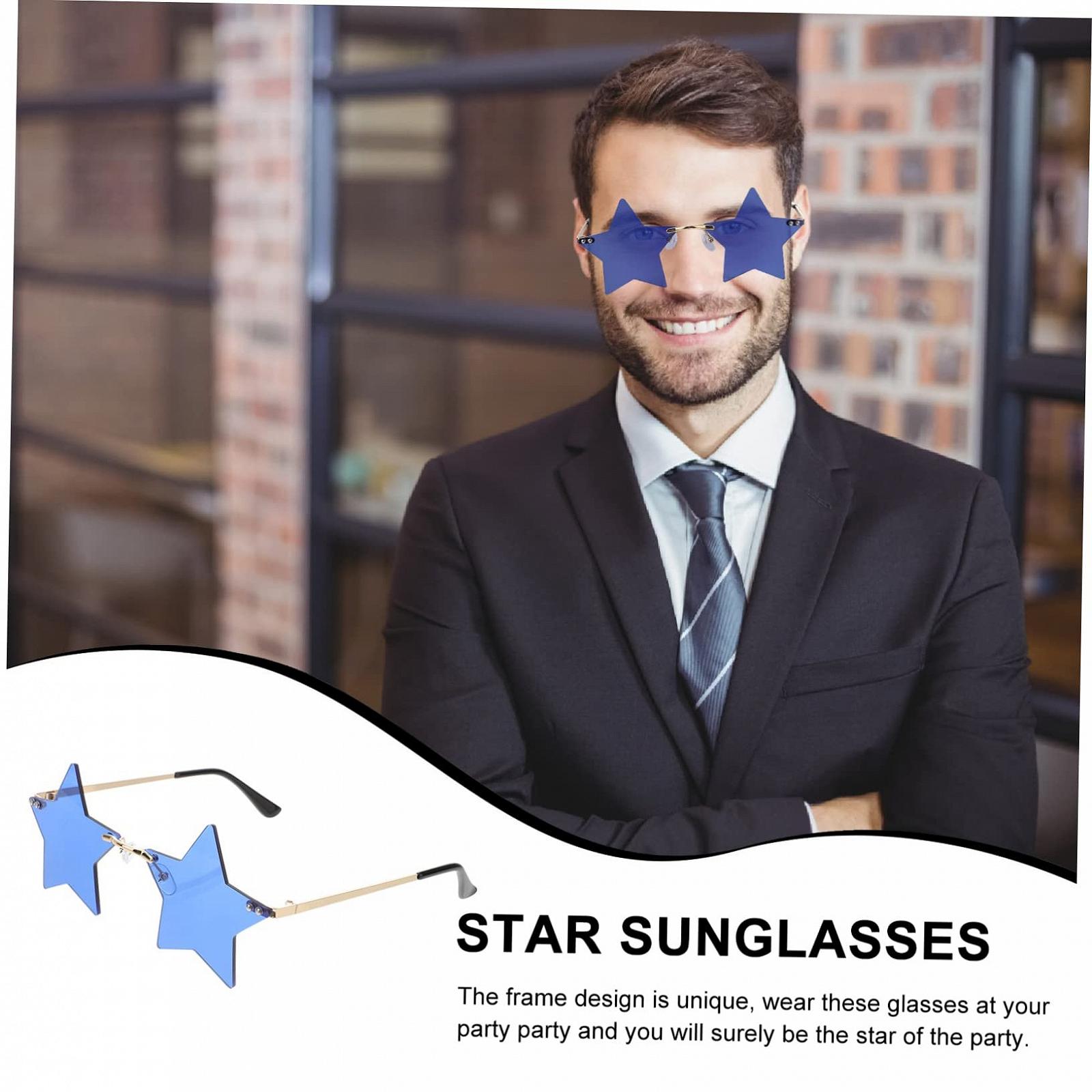 Сонцезахисні Окуляри Без Оправи COLLBATH Пентаграма, фото №7