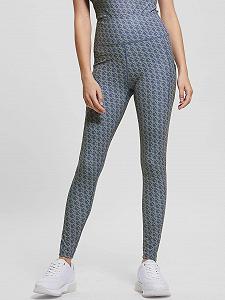 Жіночі легінси GUESS - Gj Logomania 4/4 Блакитні - S - Фото 1