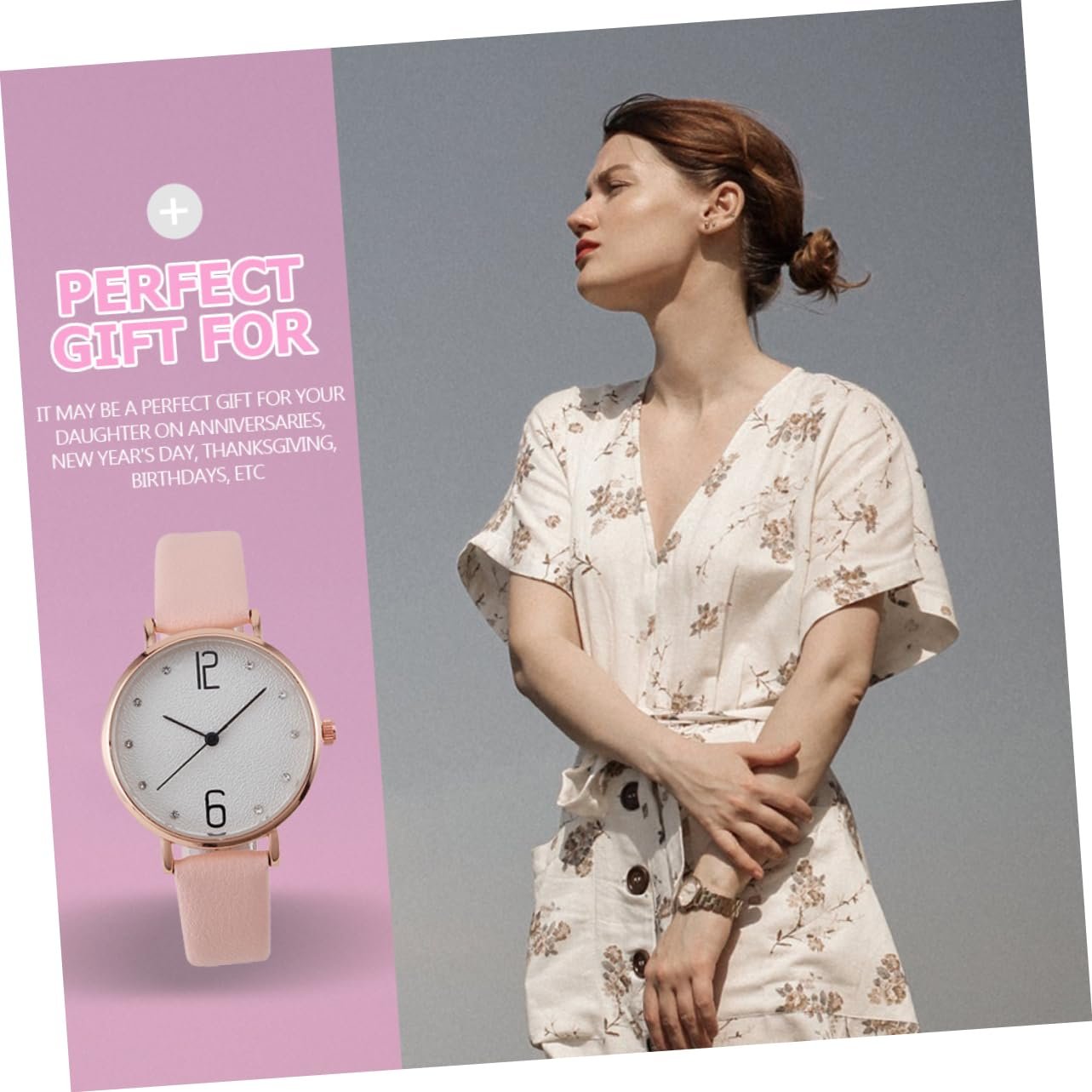 Часы наручные OATIPHO Женские Розовый, фото №8 Часы наручные OATIPHO Женские Розовый, фото №8