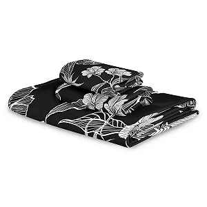 Набор полотенец BEUSS Colorless Hand-drawn Petals 100% хлопок (1 банное полотенце, 1 полотенце для рук, 1 салфетка) высокопоглощающие устойчивые к запаху synthetic.ua - Фото 1