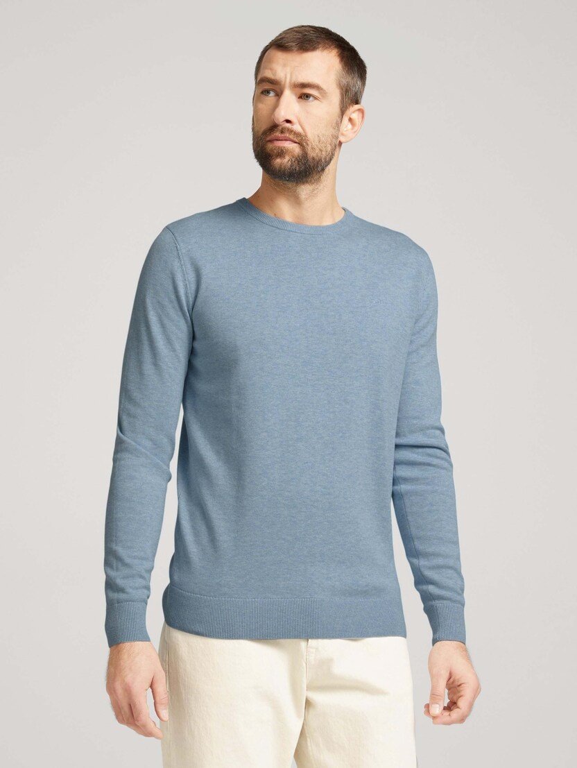 Джемпер Tom Tailor basic crew neck sweater XXL, фото №1