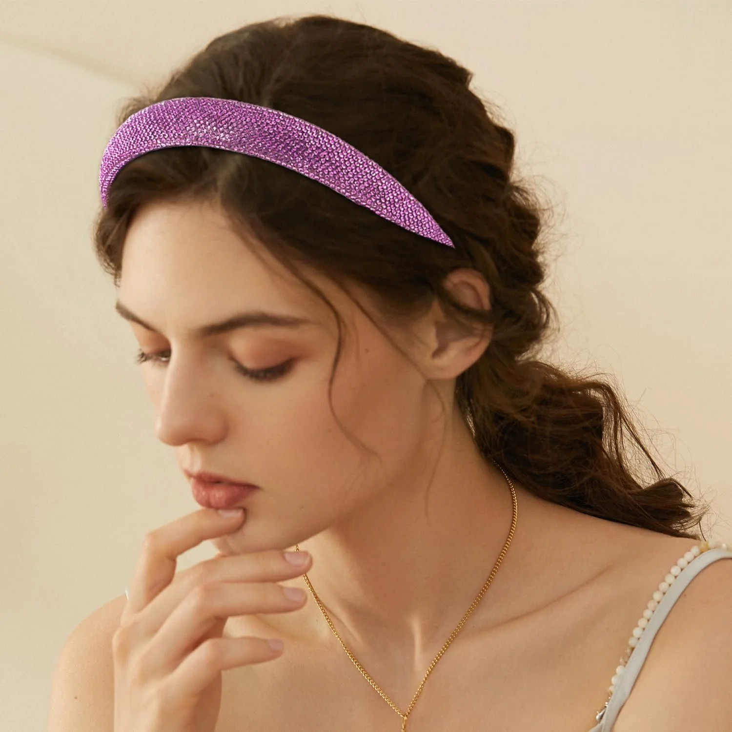 Обруч зі стразами, 2 шт, Аксесуари для волосся, фото №4