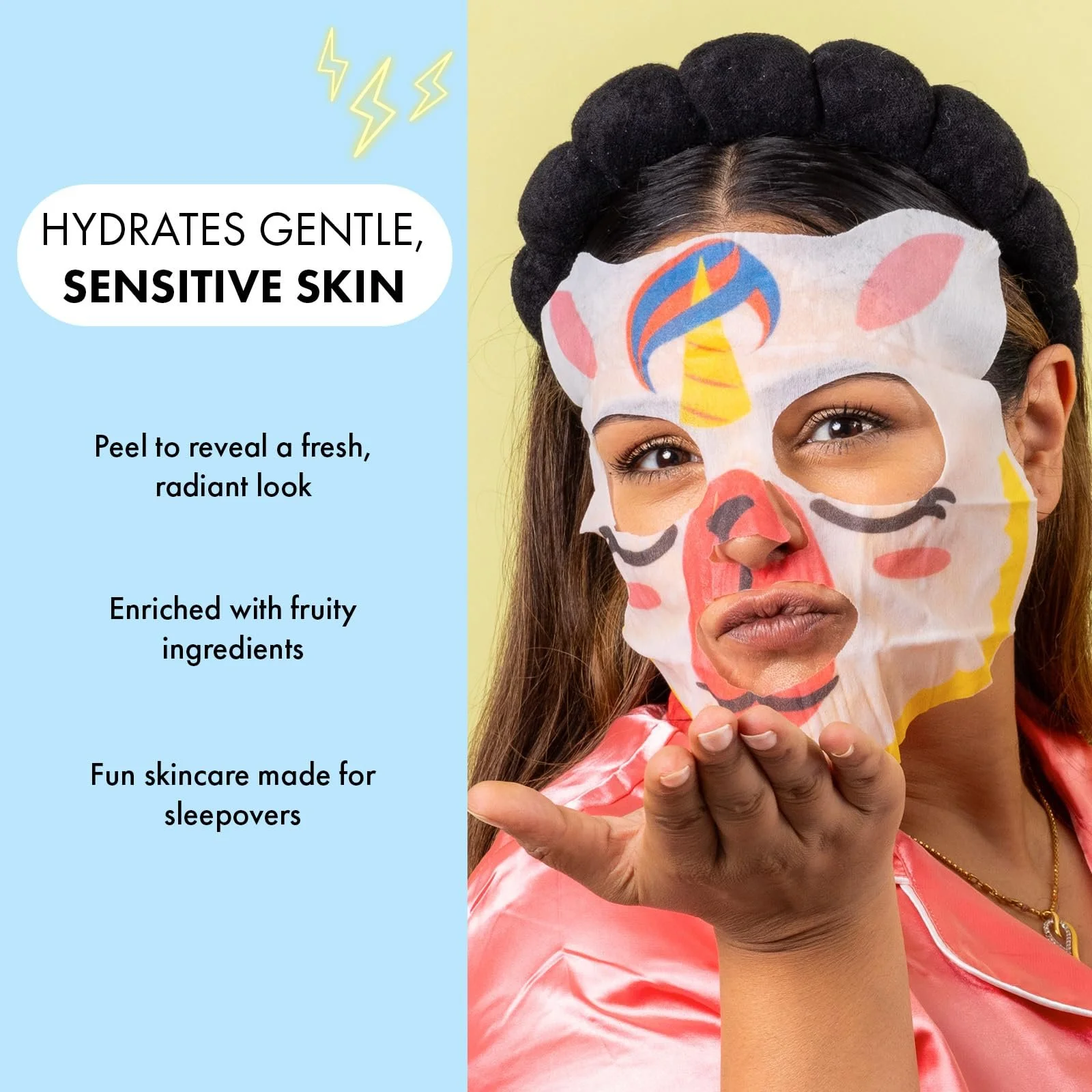 Маска для обличчя 7th Heaven Llamacorn Мультипак з 4 штук - Зволожуюча, фото №3 Маска для обличчя 7th Heaven Llamacorn Мультипак з 4 штук - Зволожуюча, фото №3