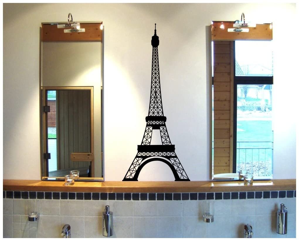 Наклейка на стіну Samunshi Eiffel Tower Paris 30 x 70 см Середньо-сірий, фото №2