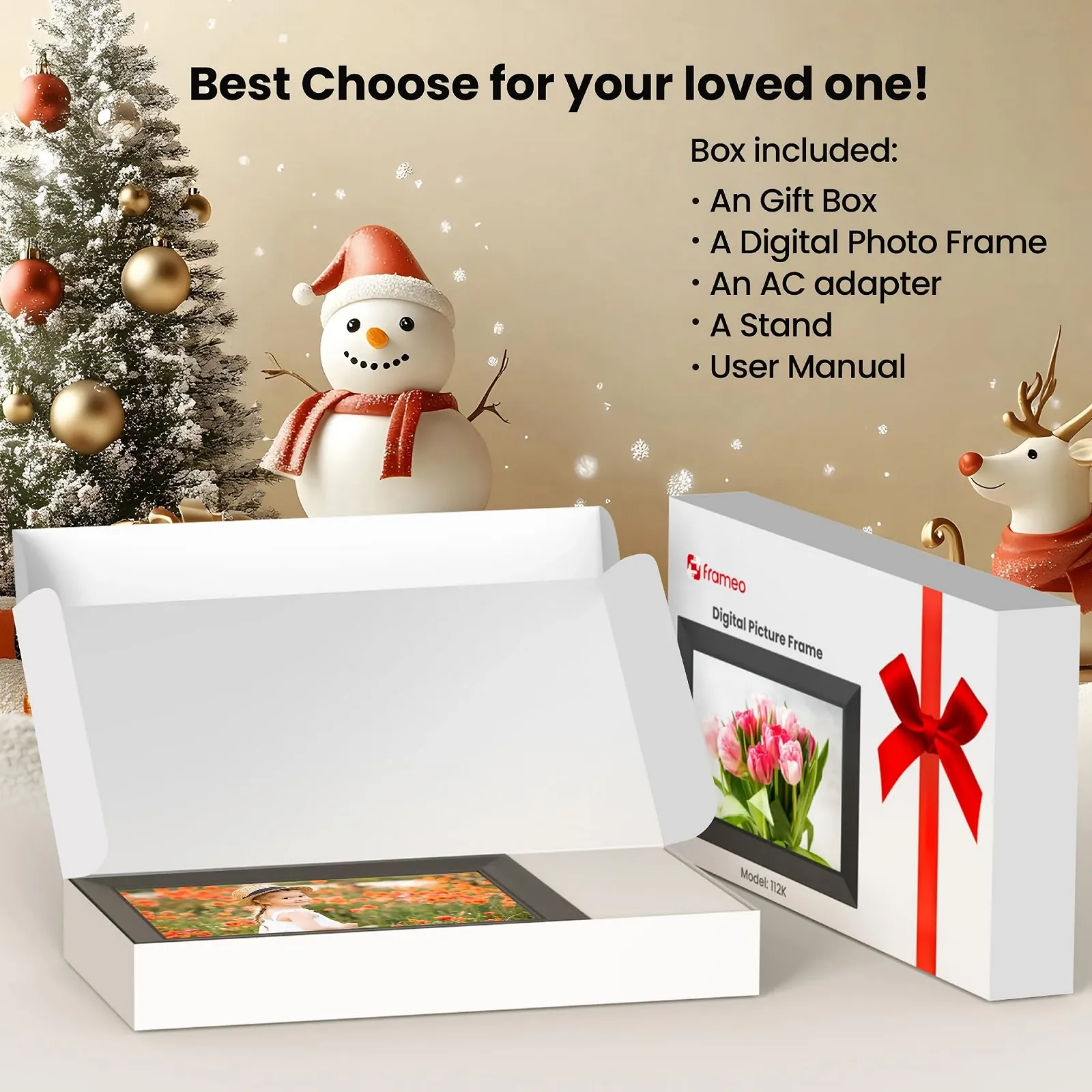 Цифровая фоторамка Frameo IPS-Touchscreen 1280 x 800 10.1" WLAN 32 GB, фото №9 Цифровая фоторамка Frameo IPS-Touchscreen 1280 x 800 10.1" WLAN 32 GB, фото №9