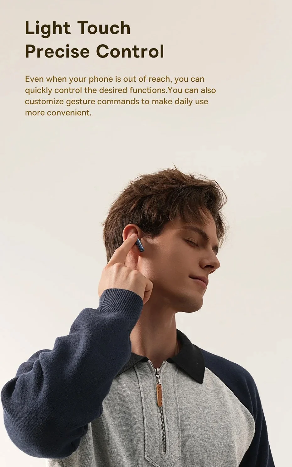 Наушники Baseus Bowie M2s Ultra Hi-Res LHDC ANC -52dB BT5.4 Black, фото №10