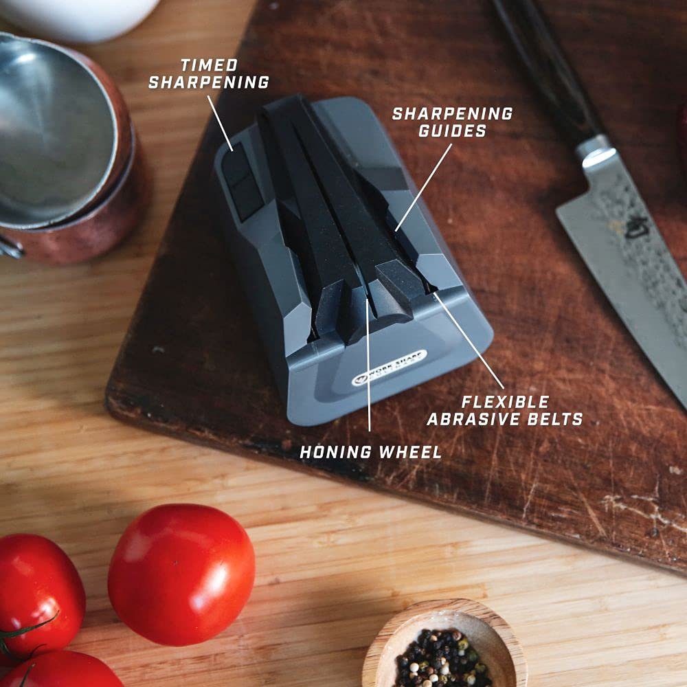 Набор для заточки ножей Work Sharp Guided Sharpening Upgrade Kit 220/800 грит с кожей и направляющей 25°, фото №5