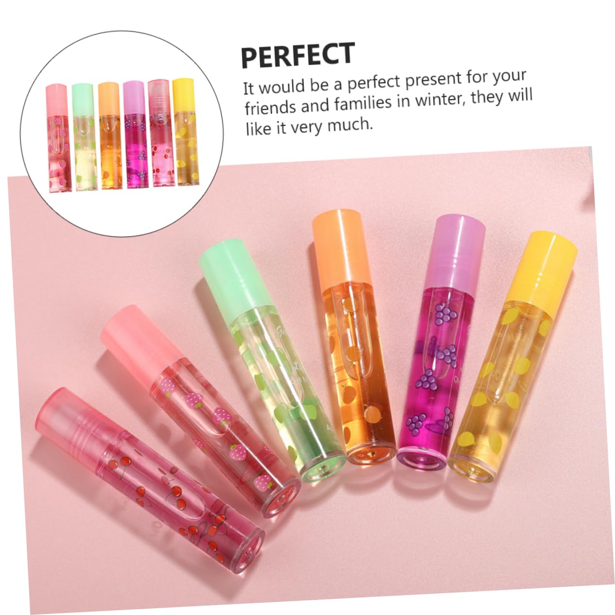Помада Healvian Lip Balm Фрукты Набор 5 шт., фото №4