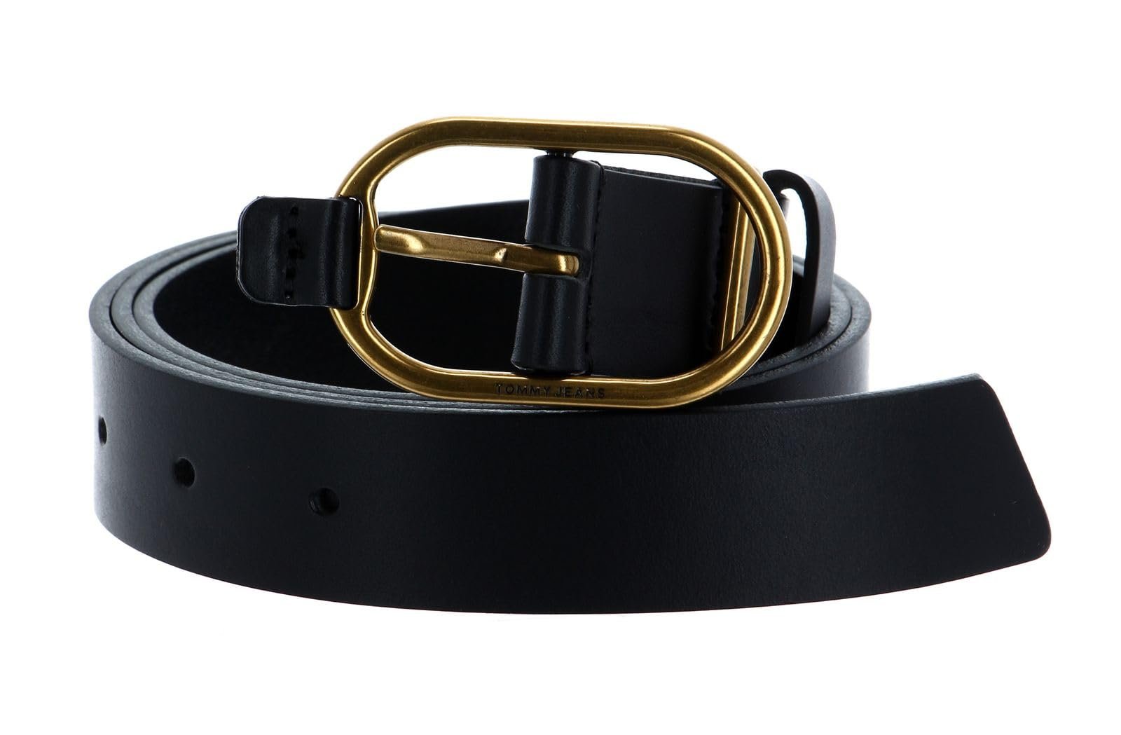 Ремень Tommy Hilfiger TJW Luxe Oval Buckle W90 Черный, фото №1