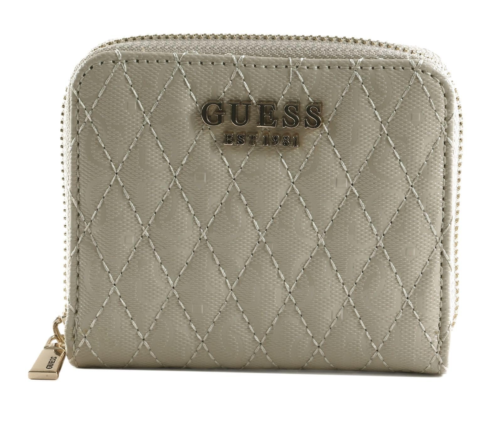 Гаманець GUESS Betula Small Zip Around S Taupe, фото №1