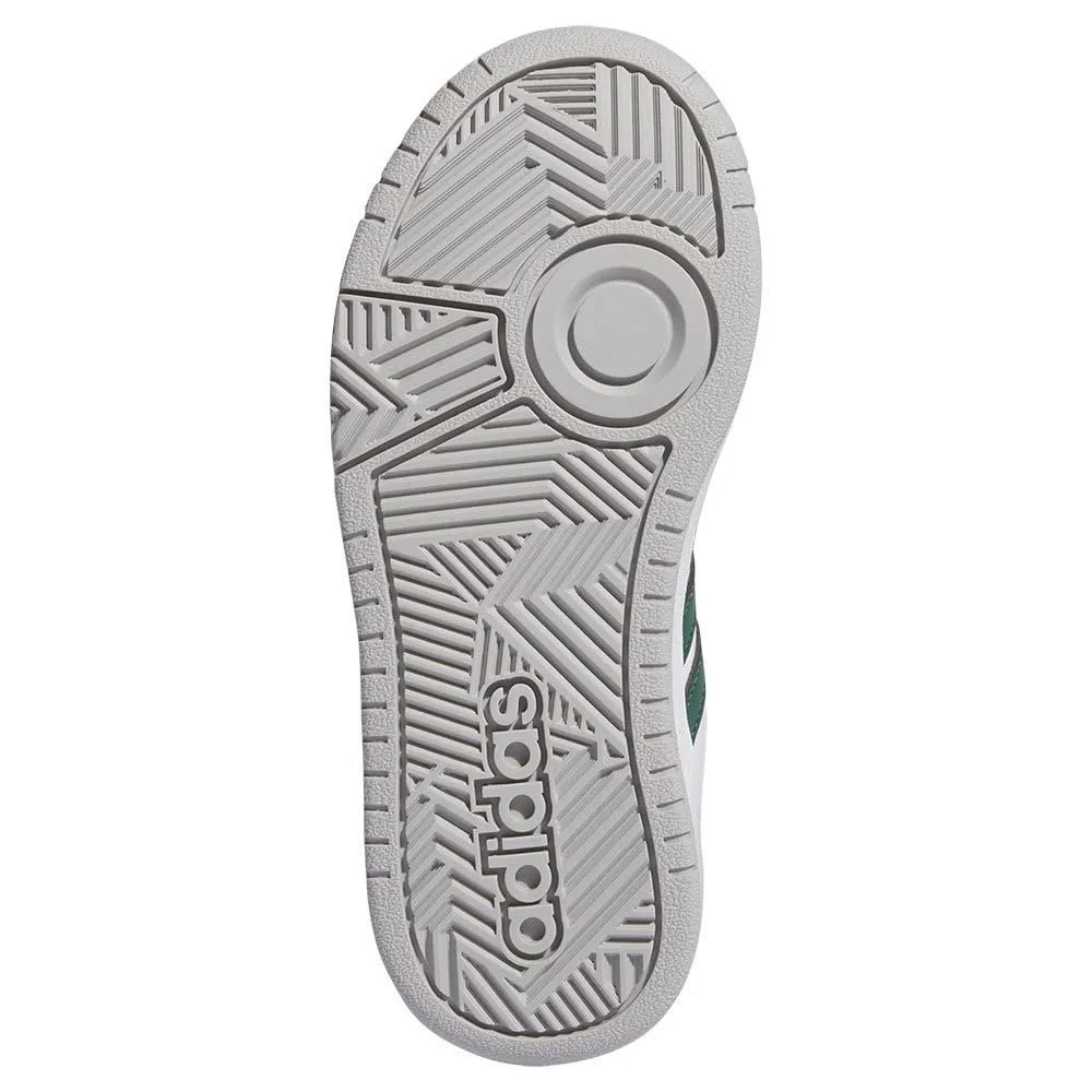 Кроссовки adidas Hoops 3.0 K Детские Подростковые Унисекс IG3830 белый/зеленый, фото №2