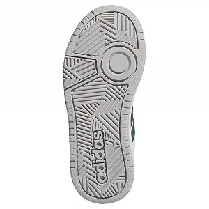 Кроссовки adidas Hoops 3.0 K Детские Подростковые Унисекс IG3830 белый/зеленый synthetic.ua - Фото 1
