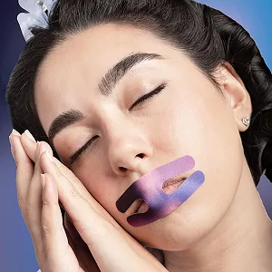 Полоски на рот Wild Stripes Sunset пластыри для рта для лучшего дыхания носом и спокойного сна. synthetic.ua - Фото 1