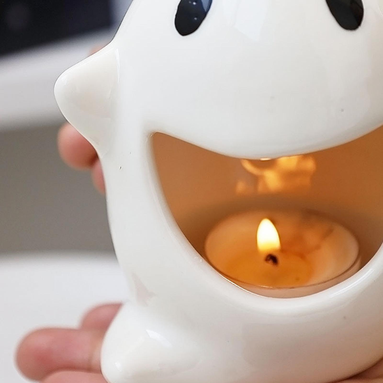 Подсвечник Ceramic Ghost Halloween Белая, фото №6