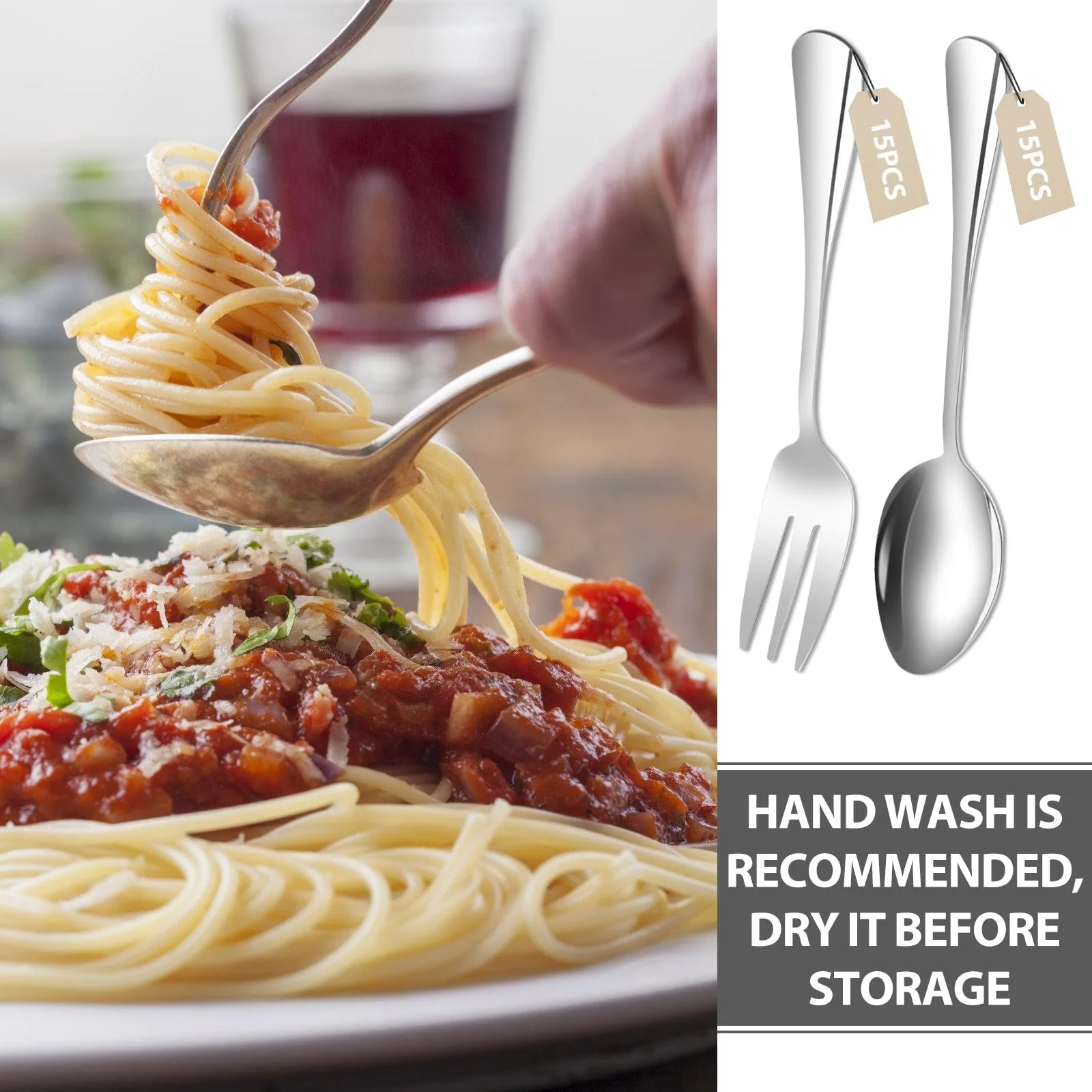 Набір виделок для торта та кавових ложок, 30 шт., фото №3