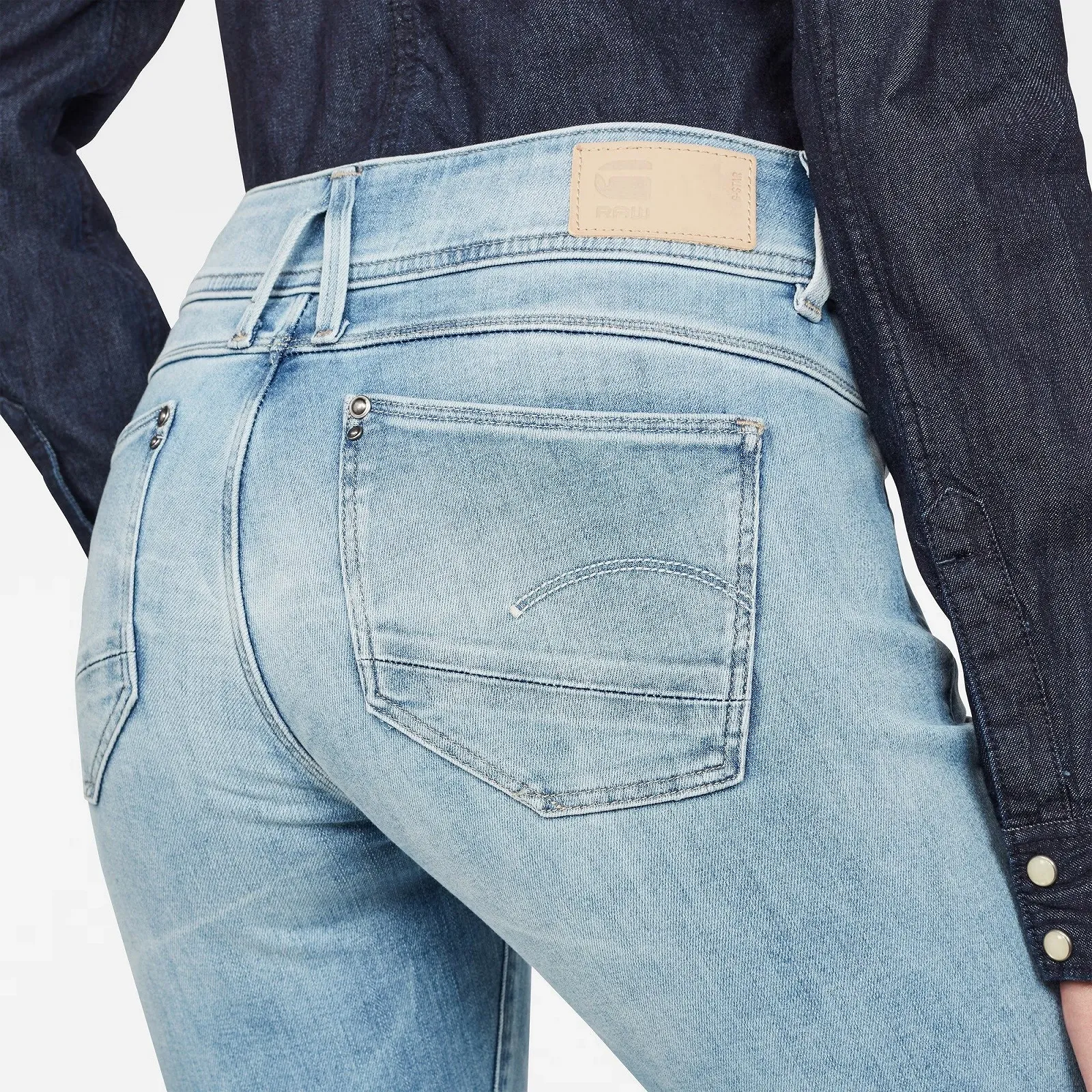 Жіночі джинси G‑STAR RAW Lynn Mid Skinny Sun Faded Blue - 27, фото №3 Жіночі джинси G‑STAR RAW Lynn Mid Skinny Sun Faded Blue - 27, фото №3