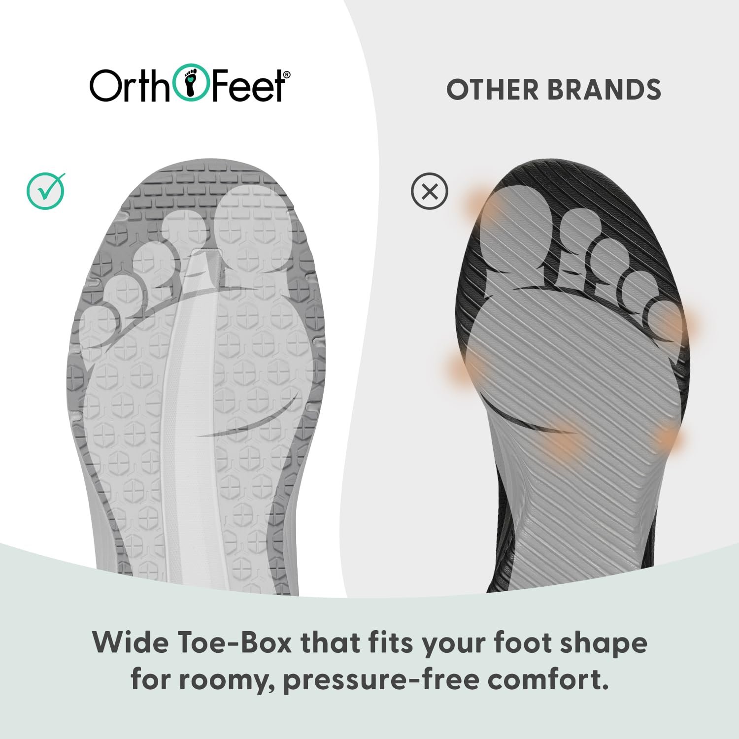 Ортопедичні сліпони Orthofeet Tilos Чоловічі, Розмір, фото №6