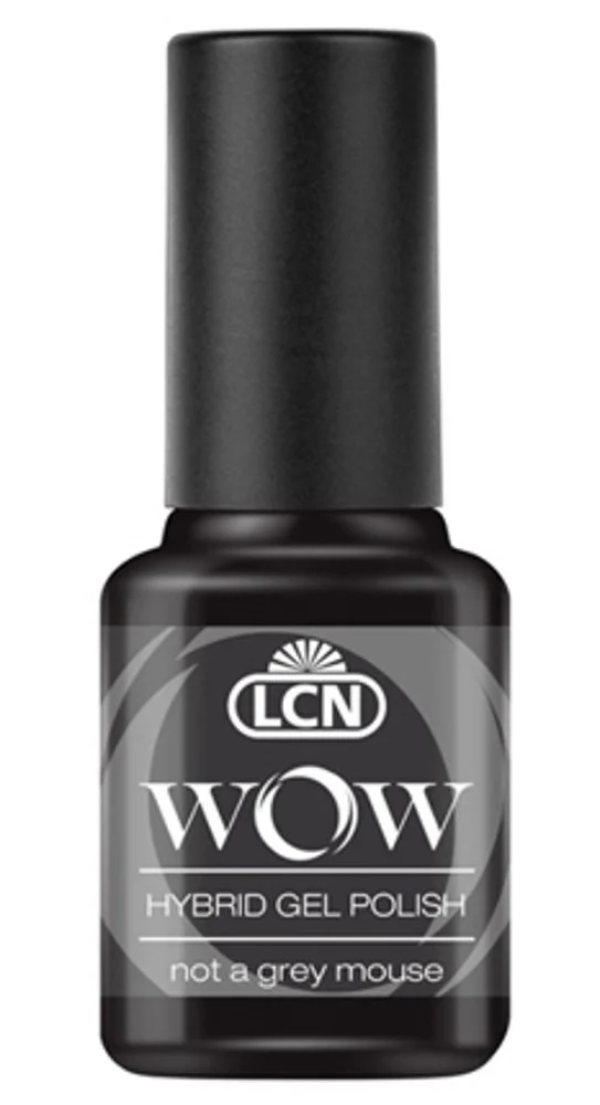 Гель-лак LCN Wow Hybrid No. 21 "Not a Grey Mouse" 8 мл, серый, фото №1 Гель-лак LCN Wow Hybrid No. 21 "Not a Grey Mouse" 8 мл, серый, фото №1