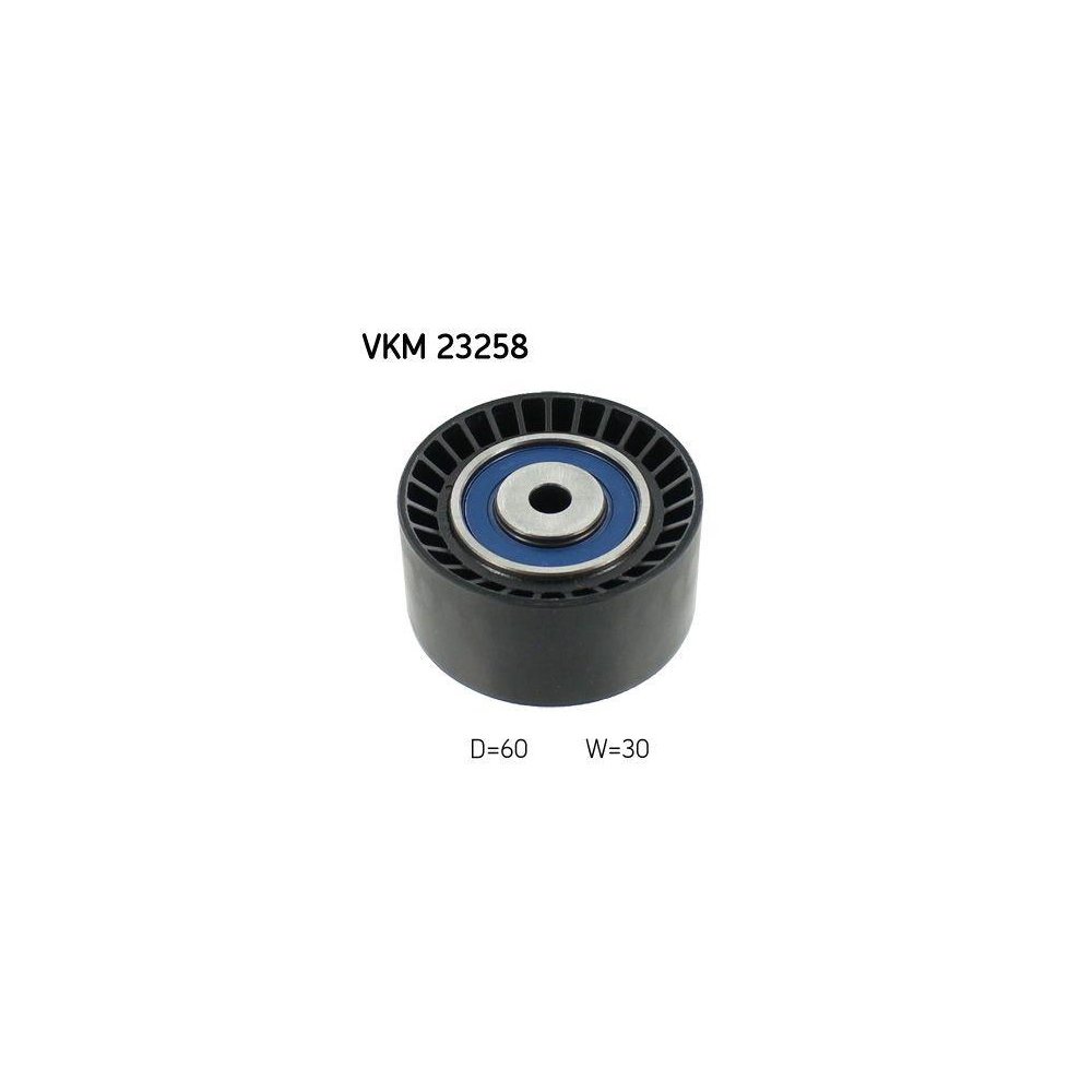 Ролик направляющий ГРМ SKF VKM 23258 CITROËN PEUGEOT, фото №1 Ролик направляющий ГРМ SKF VKM 23258 CITROËN PEUGEOT, фото №1