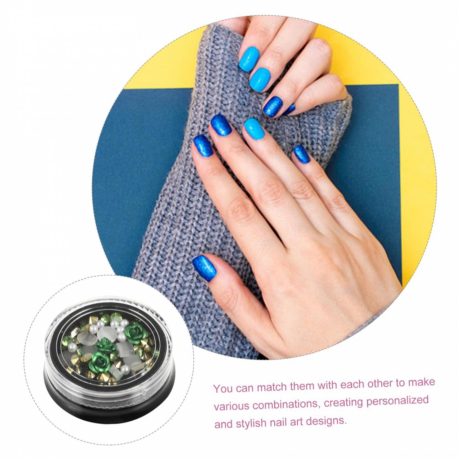 Цветок Healeved Стразы для маникюра 5 коробок Блестящие украшения для ногтей Камни для ногтей Гель для ногтей Подвеска для ногтей для нейл-арта Смола, фото №7 Цветок Healeved Стразы для маникюра 5 коробок Блестящие украшения для ногтей Камни для ногтей Гель для ногтей Подвеска для ногтей для нейл-арта Смола, фото №7