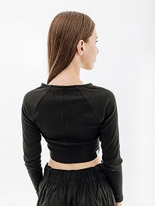 Джемпер Nike W NSW LS TOP RIB SW L synthetic.ua - Фото 1