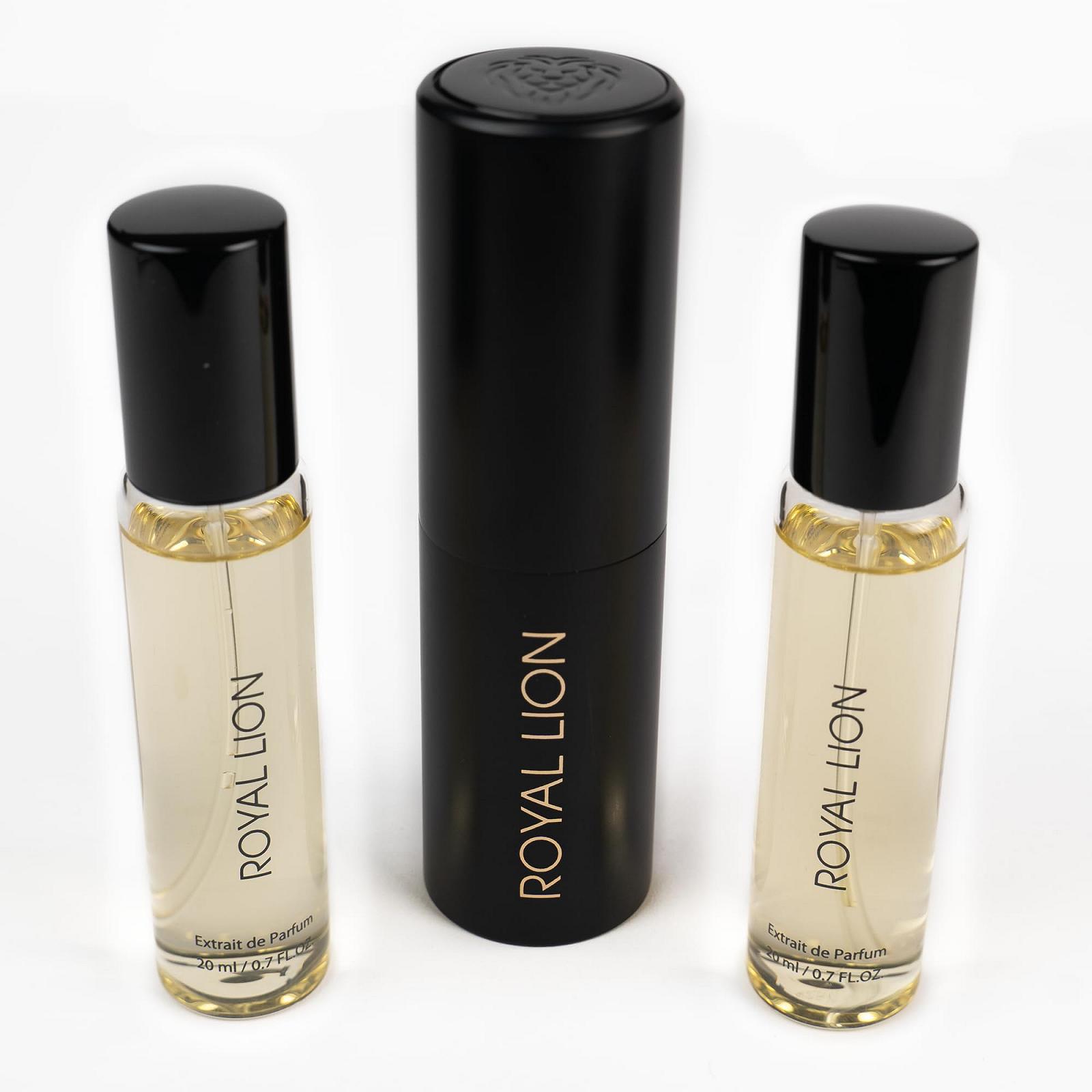 Royal Lion Twist Case Парфюмерный Набор для Путешествий 2 Атомайзер Высококачественный Экстракт парфюма King for Men, фото №1