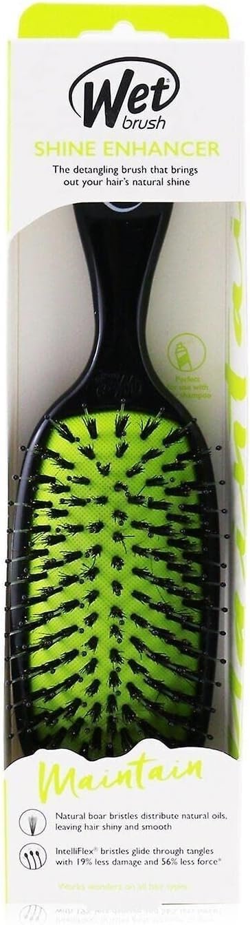 Щетка для волос Wet Brush Shine Enhancer, черная, фото №2