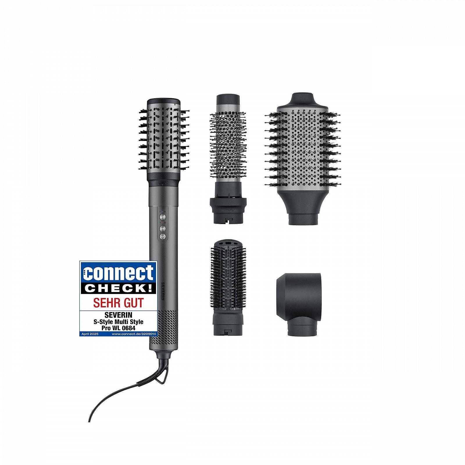 Стайлер для волосся Severin S-Style Multi-Styler WL 0684 5-в-1 1500 W Антрацит іонізація BLDC мотор, фото №1 Стайлер для волосся Severin S-Style Multi-Styler WL 0684 5-в-1 1500 W Антрацит іонізація BLDC мотор, фото №1