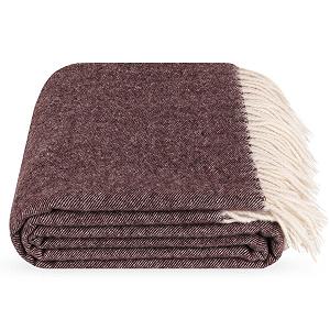 Покривало Lanavitta Maris 90% вовни 10% кашеміру Коричневий 140x200 см - Фото 1