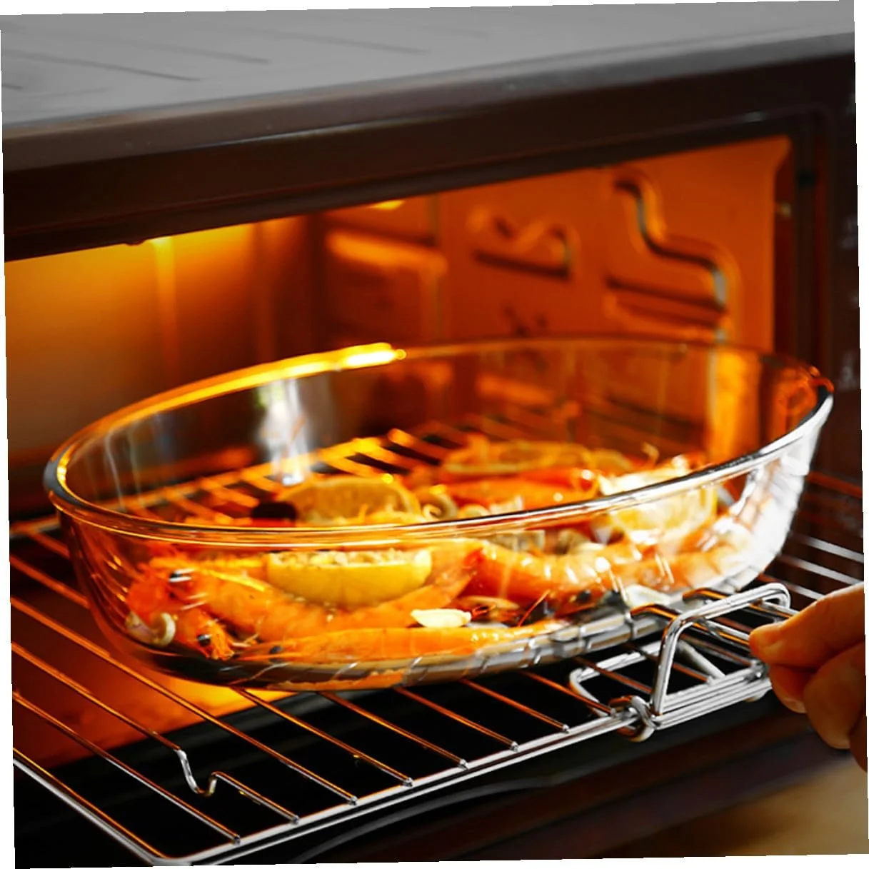 Форма для запекания стеклянная овальная прозрачная для микроволновой печи термостойкая штабелируемая, фото №6 Форма для запекания стеклянная овальная прозрачная для микроволновой печи термостойкая штабелируемая, фото №6