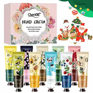 Крем для рук Міні Набір з 10 різдвяних подарунків Зволожуючий крем для рук і ніг - Фото 1