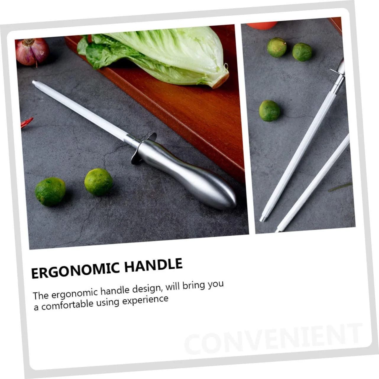 Мусат Cabilock сталевий з обробкою з вольфрамової сталі професійний, фото №7