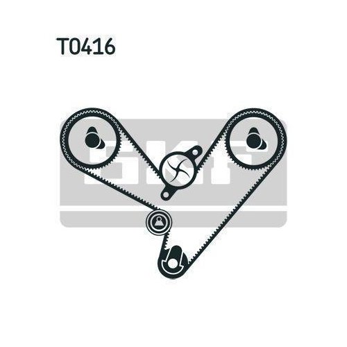 Комплект ременя ГРМ SKF VKMA 95003 для CHRYSLER MITSUBISHI HYUNDAI PLYMOUTH, фото №2