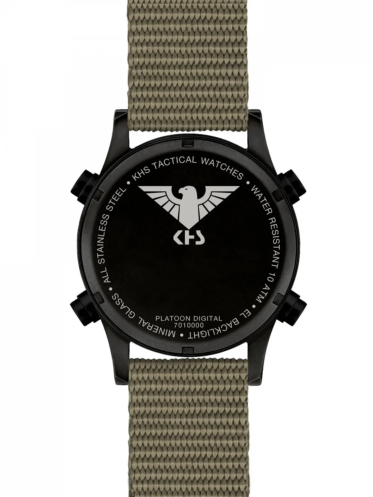 Цифровые часы KHS Platoon PLABSD.NSGO Olive Green/Black, фото №3