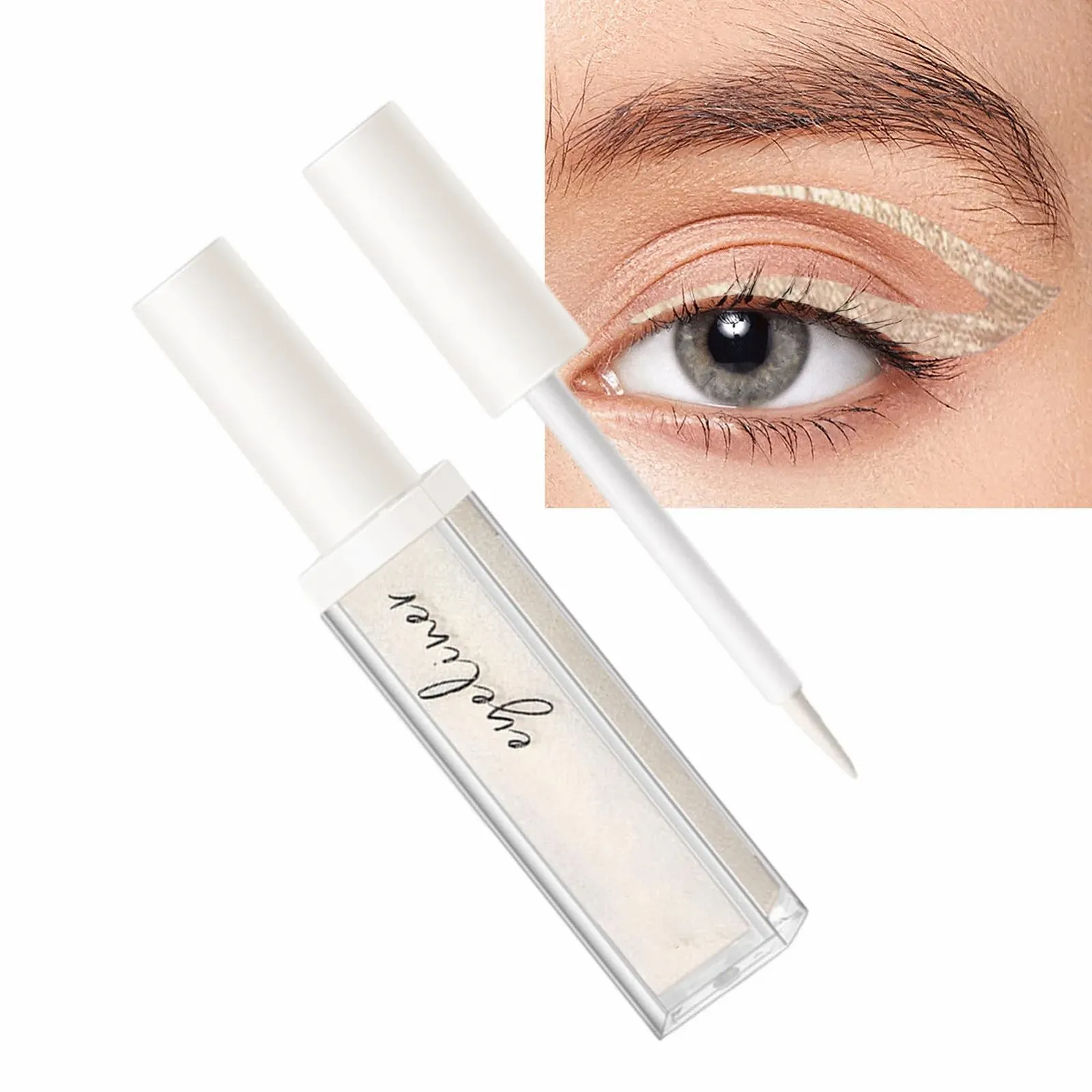 Підводка для очей Coloured Eyeliner Pen Star Sequin Eyeshadow, фото №1