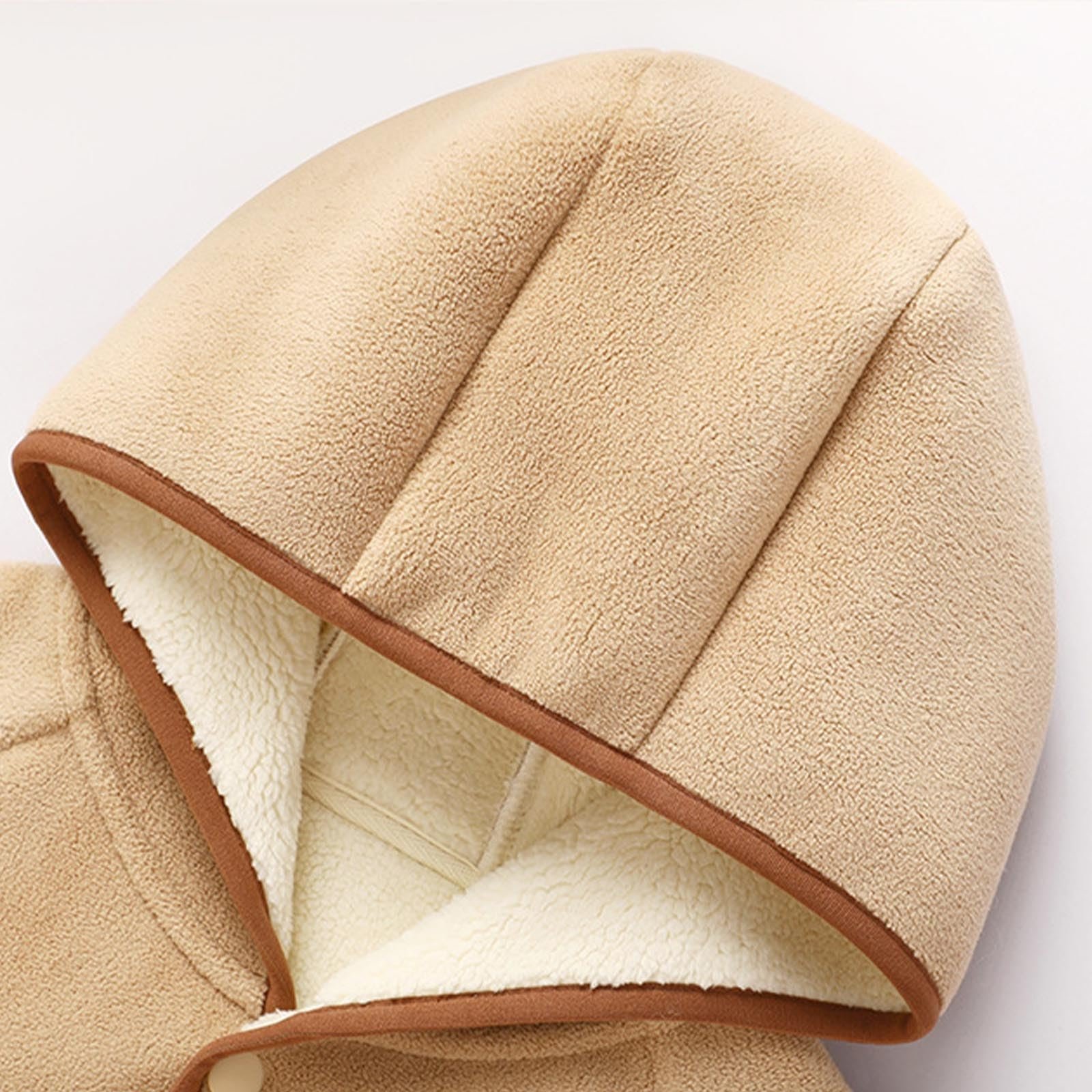 Детское пальто с капюшоном Осень и зима Утепленное пальто Теплые топы Плюшевая куртка для мальчиков и девочек Зимнее детское толстое пальто Идеально подходит для повседневной жизни и отдыха (9 месяцев - 7 лет), фото №3 Детское пальто с капюшоном Осень и зима Утепленное пальто Теплые топы Плюшевая куртка для мальчиков и девочек Зимнее детское толстое пальто Идеально подходит для повседневной жизни и отдыха (9 месяцев - 7 лет), фото №3