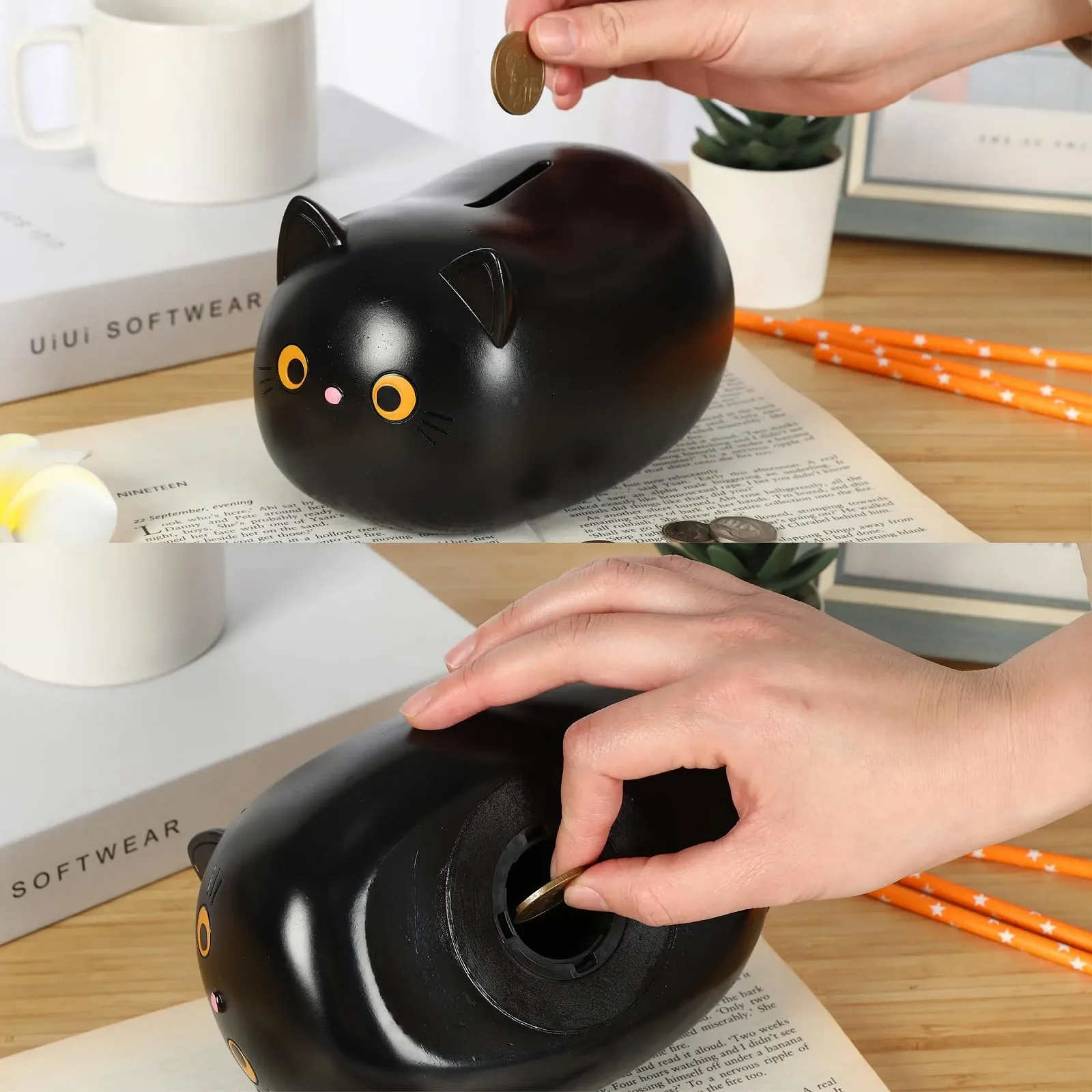 Скарбничка H&W Black Cat Пластикова Що не б'ється, фото №6