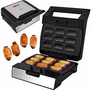 Устройство для приготовления хот-догов Syntrox Germany MM-1400W с антипригарными пластинами - Фото 1