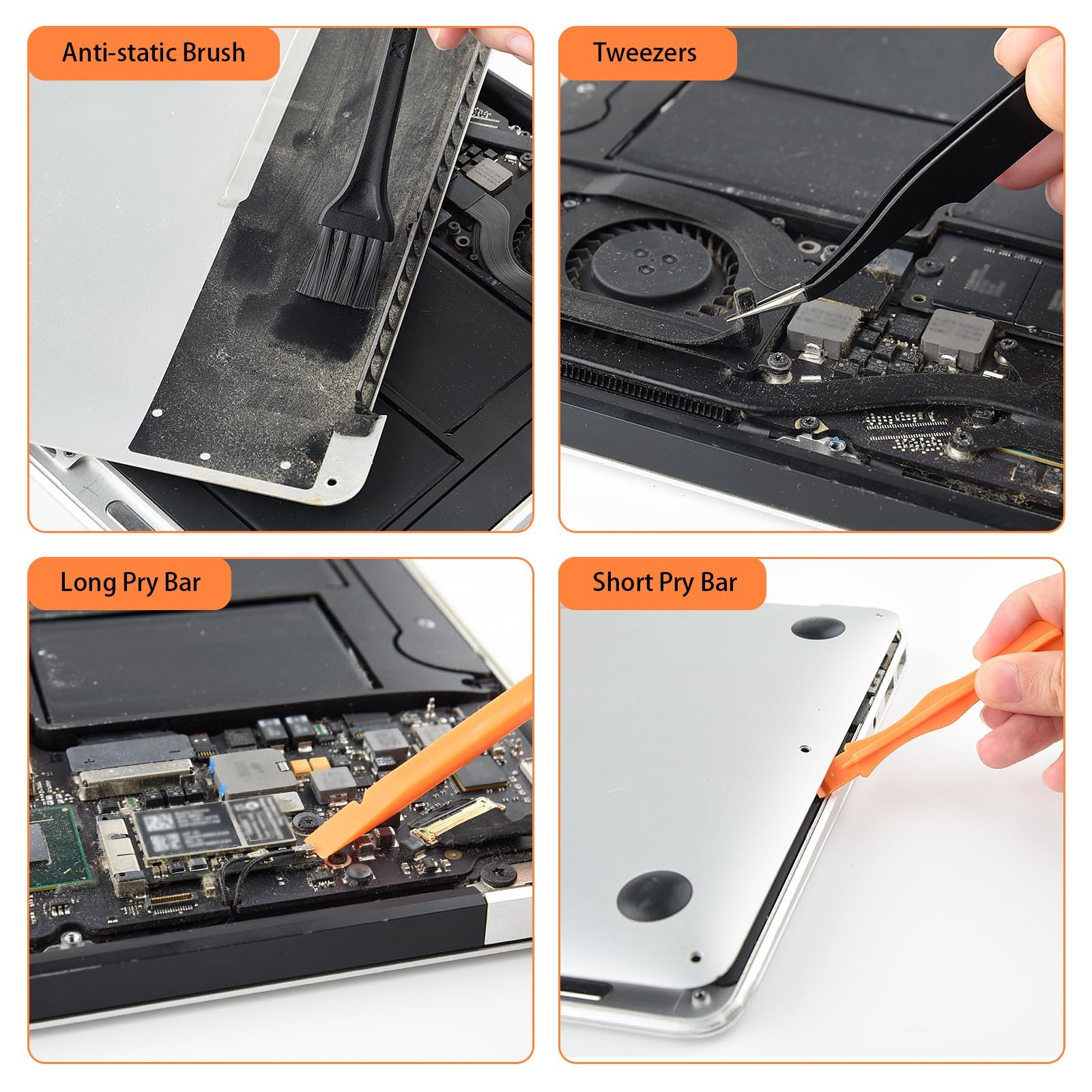 Набір викруток ASTARON 17 в 1 для ремонту Macbook з T3 T4 T5 T6 T8 P2 P5 PH000 Ph00 Y00 Magnetic Torx Bit і інструментом відкривання для ноутбука, MacBook Air і Pro, Xbox, PS4, фото №4 Набір викруток ASTARON 17 в 1 для ремонту Macbook з T3 T4 T5 T6 T8 P2 P5 PH000 Ph00 Y00 Magnetic Torx Bit і інструментом відкривання для ноутбука, MacBook Air і Pro, Xbox, PS4, фото №4