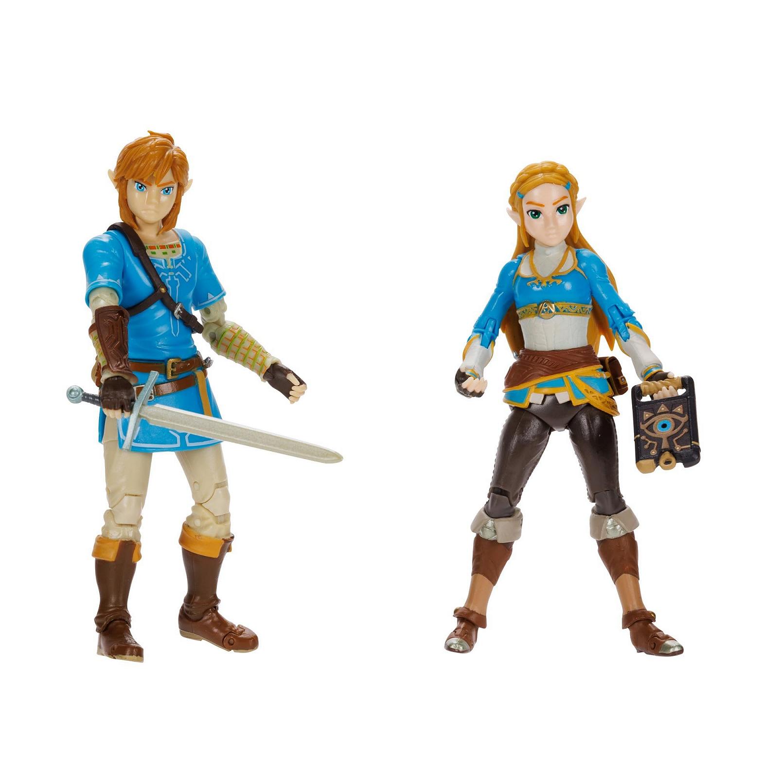 Фигурка Nintendo The Legend of Zelda Link и Zelda, 11 см, фото №1