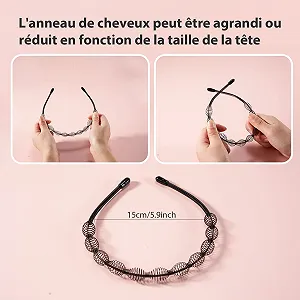 Набір металевих обручів для волосся synthetic.ua - Фото 1