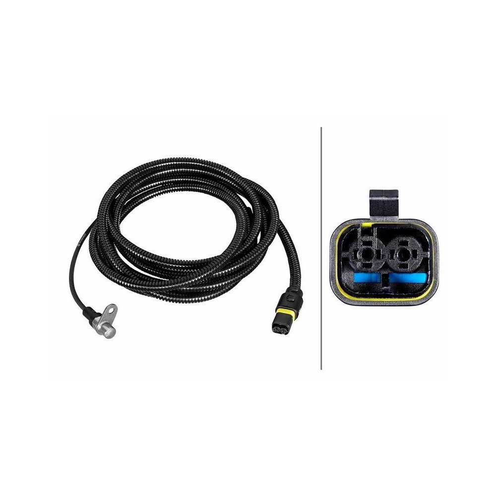 Датчик частоты вращения колеса HELLA 6PU 230 052-231 для MAN, задняя ось справа, фото №1