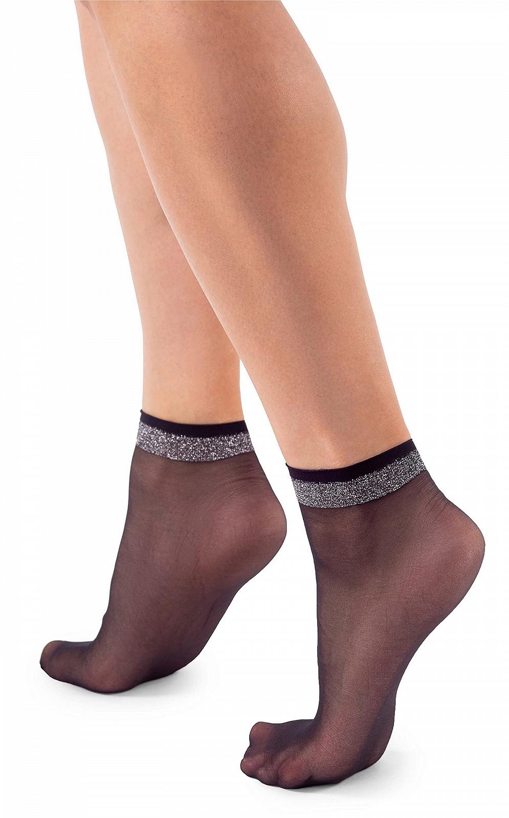 Носки женские Безразмерные Crystal Pop Rete Short Fishnet, фото №1