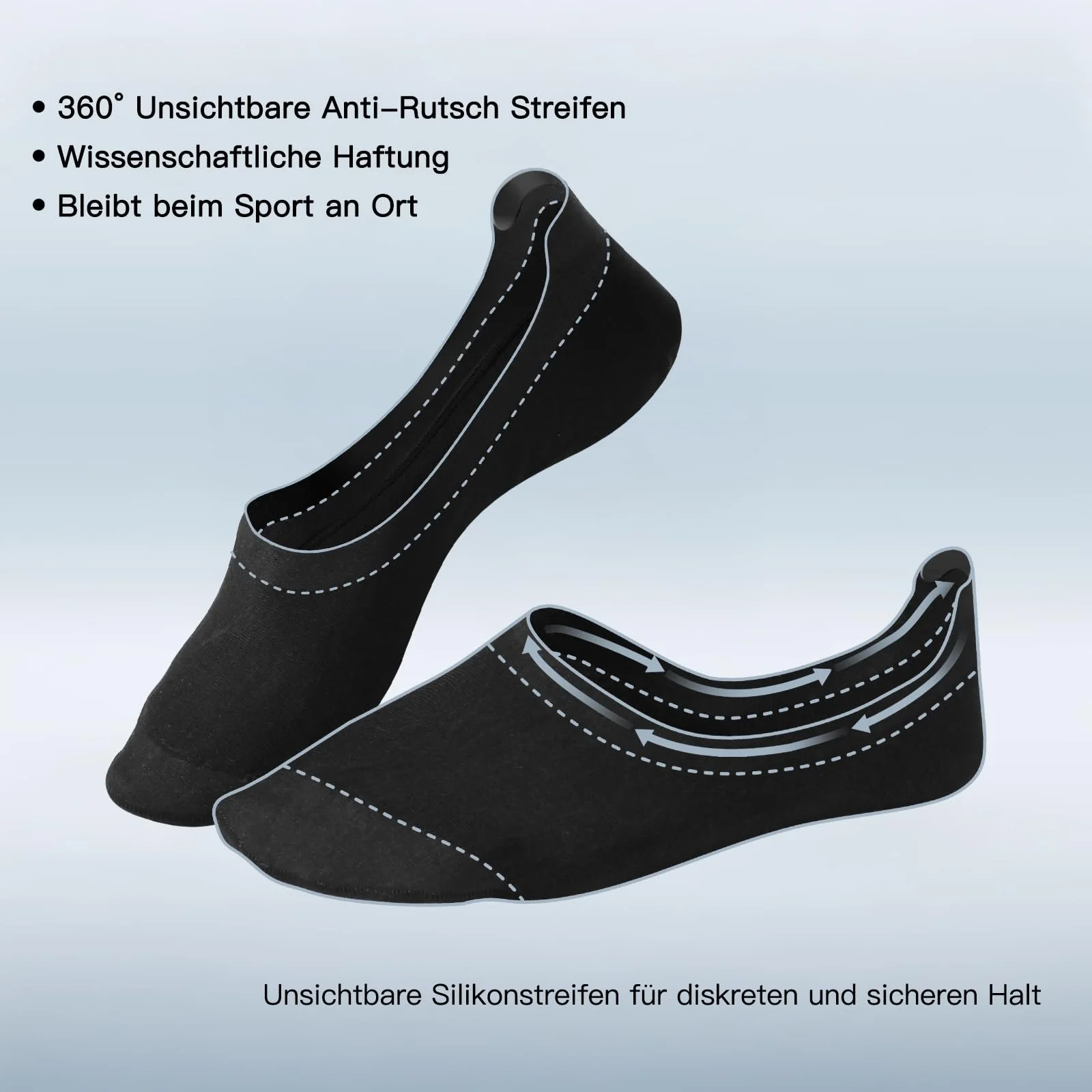 Шкарпетки-слідки C4N 2 пари Невидимі, фото №2